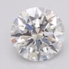 1.36 Carat Round Shaped Excellent Cut F- VS2 Lab Grown Diamond