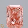 1.36 Carat Radiant Shaped Good Cut Pink- SI2 Lab Grown Diamond