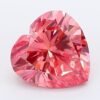 1.3 Carat Heart Shaped Very Good Cut Pink- SI2 Lab Grown Diamond