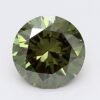 1.43 Carat Round Shaped Very Good Cut Green- VS2 Lab Grown Diamond