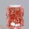 1.47 Carat Radiant Shaped Good Cut Pink- VS2 Lab Grown Diamond