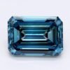 1.54 Carat Emerald Shaped Good Cut Blue- SI1 Lab Grown Diamond