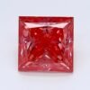1.54 Carat Princess Shaped Good Cut Pink- SI1 Lab Grown Diamond