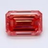 1.54 Carat Emerald Shaped Good Cut Pink- VS2 Lab Grown Diamond