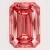 1.57 Carat Emerald Shaped Excellent Cut Pink- VS1 Lab Grown Diamond
