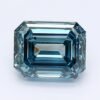 1.58 Carat Emerald Shaped Very Good Cut Blue- SI1 Lab Grown Diamond