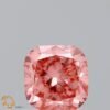 1.5 Carat Cushion Shaped Good Cut Pink- VS2 Lab Grown Diamond
