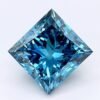 1.62 Carat Princess Shaped Very Good Cut Blue- SI2 Lab Grown Diamond