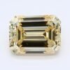 1.66 Carat Emerald Shaped Good Cut Yellow- SI1 Lab Grown Diamond
