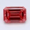 1.78 Carat Emerald Shaped Good Cut Pink- SI2 Lab Grown Diamond