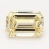 1 Carat Emerald Shaped Good Cut Yellow- SI1 Lab Grown Diamond