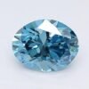 1 Carat Oval Shaped Good Cut Blue- SI1 Lab Grown Diamond