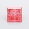 1 Carat Princess Shaped Good Cut Pink- SI1 Lab Grown Diamond