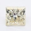 2.03 Carat Princess Shaped Good Cut Yellow- I1 Lab Grown Diamond