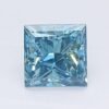 2.07 Carat Princess Shaped Very Good Cut Blue- SI2 Lab Grown Diamond